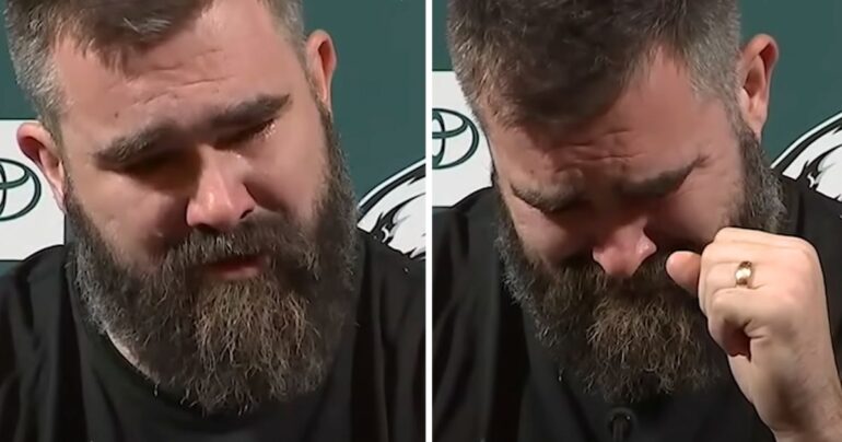 Jason Kelce retirement speech video