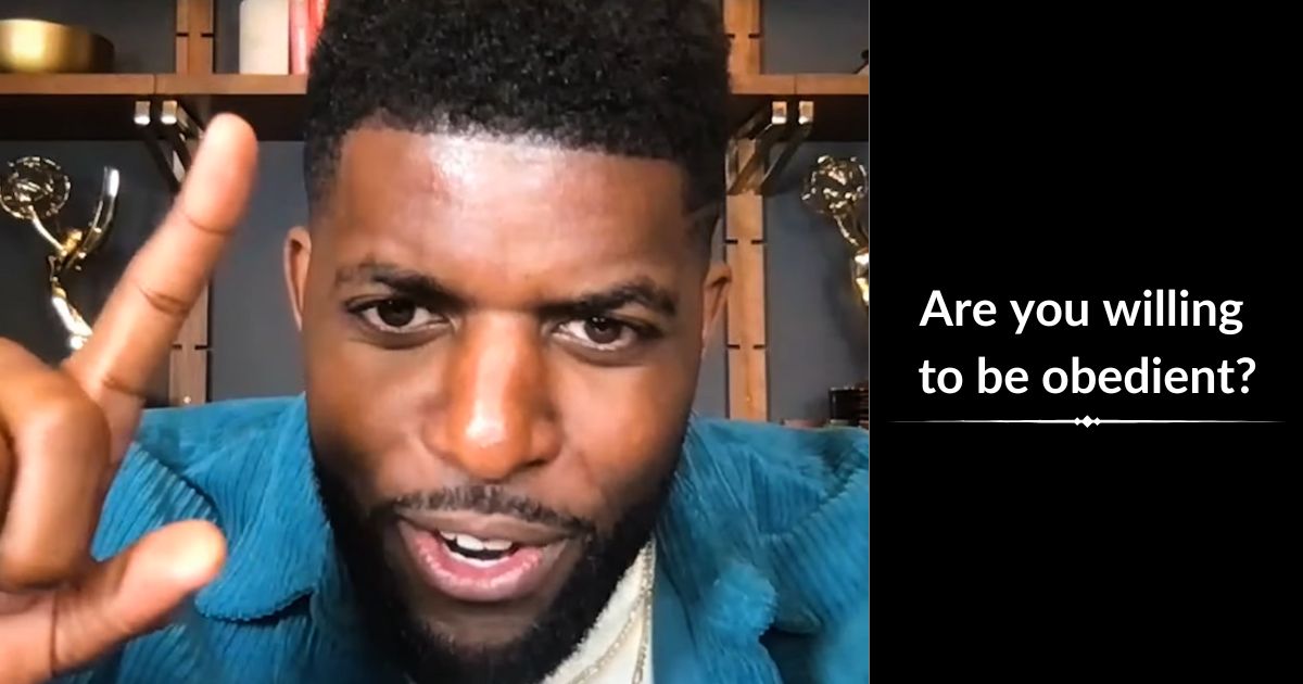 Obedience to god Emmanuel Acho