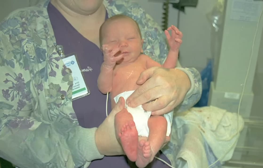 baby abandoned in cardboard box