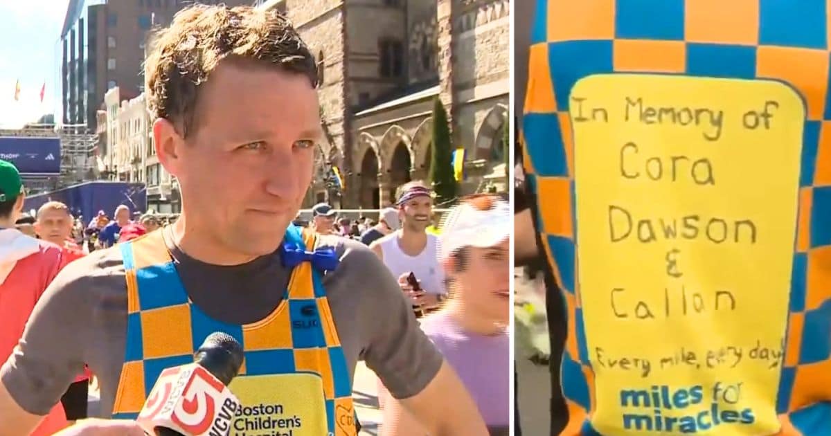 dad runs boston marathon patrick clancy