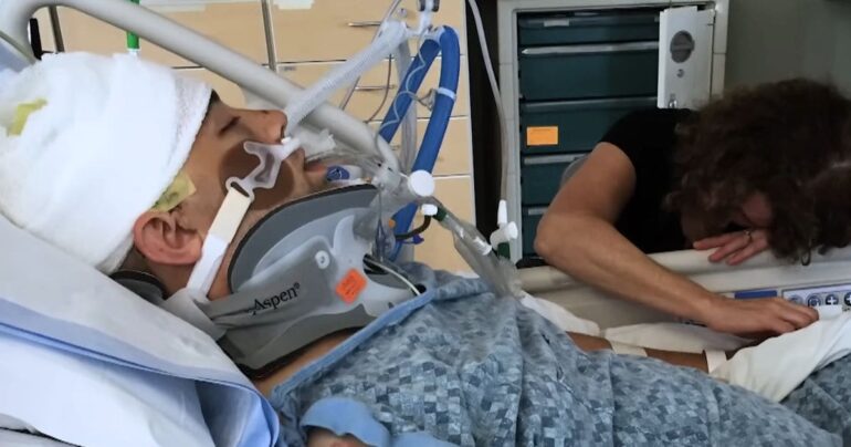 firefighter falls off ladder Ben Schultz