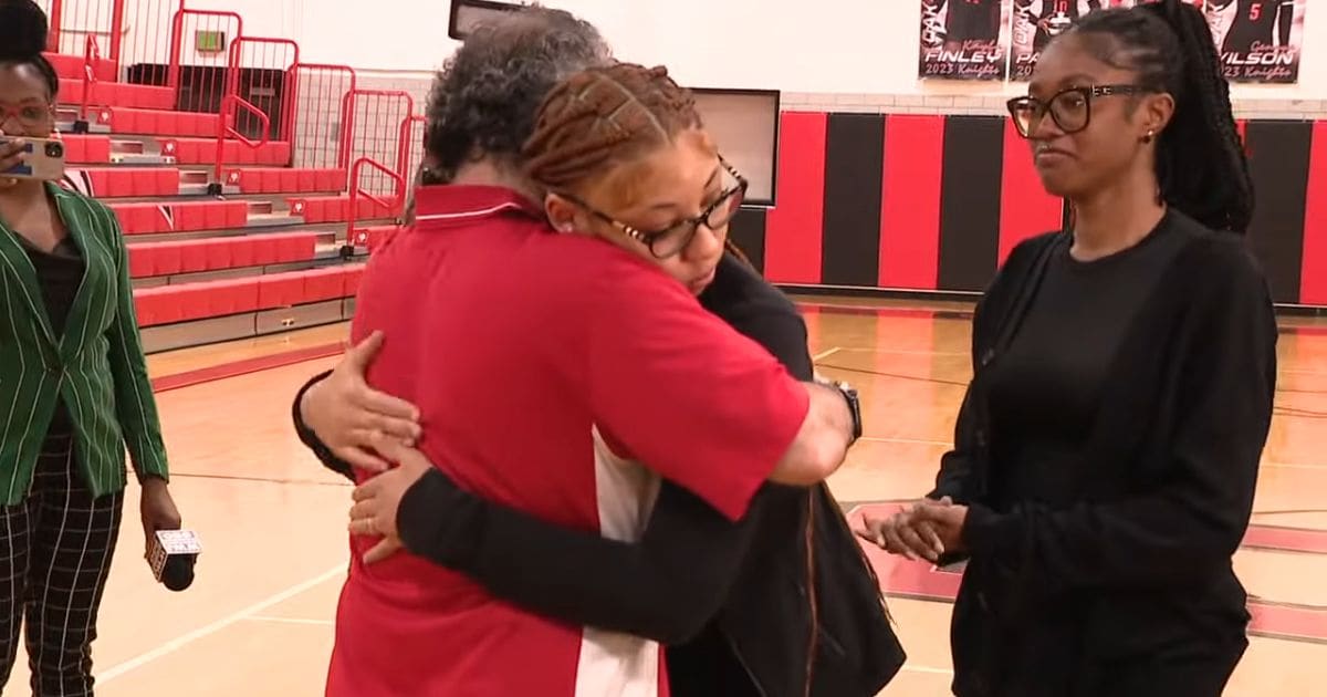 students save teacher