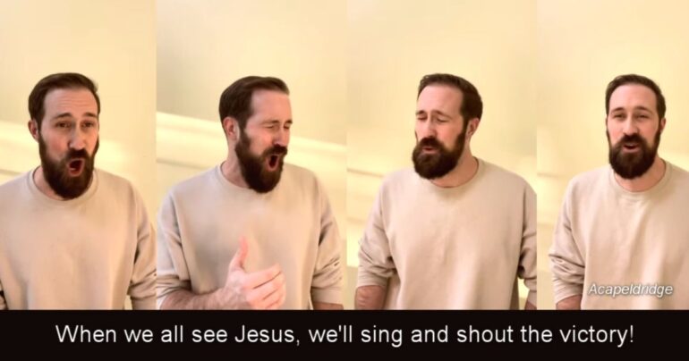 When We All Get to Heaven a cappella