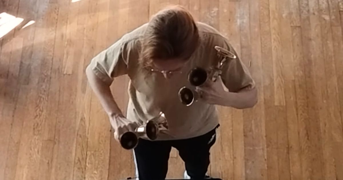 Amazing Grace handbells Saw Lady