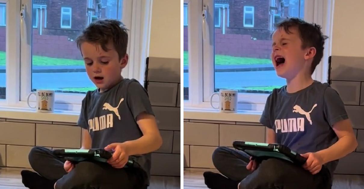 child singing celine dion song