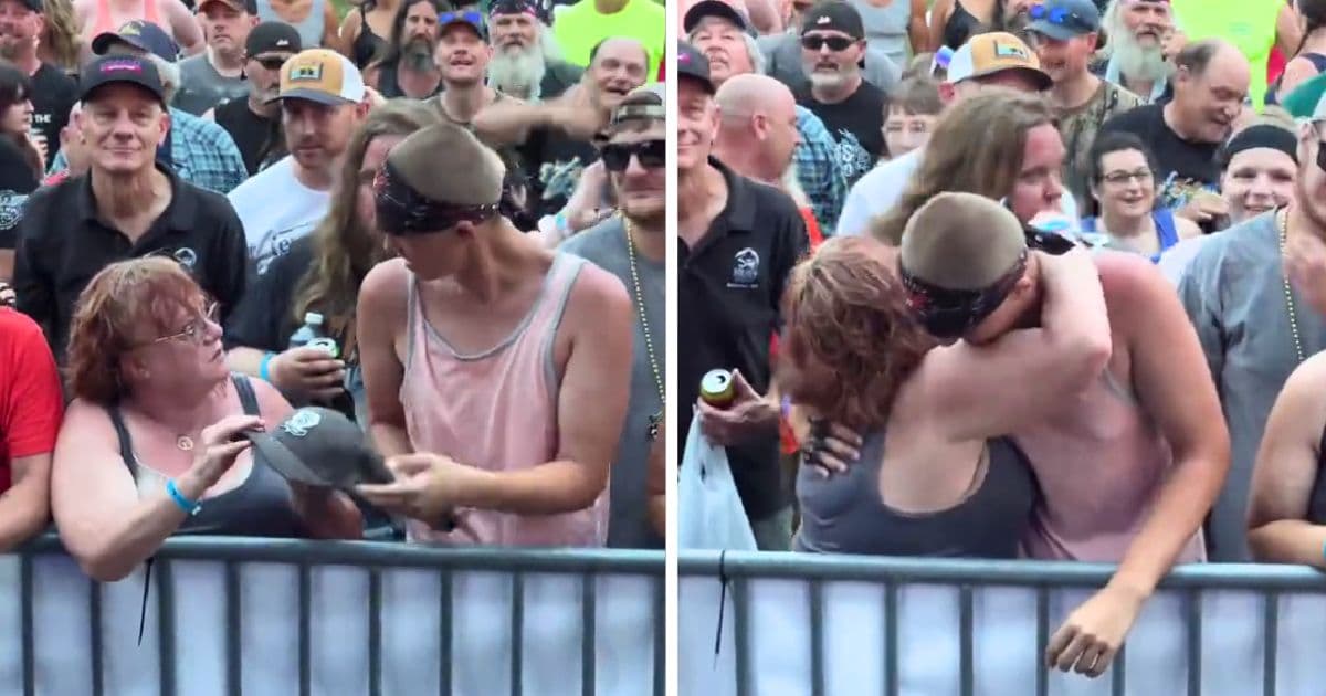 act of kindness during concert