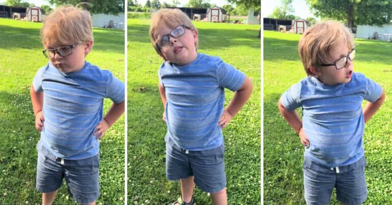 boy detailing chores