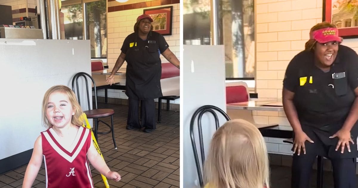 waffle house employeen singing