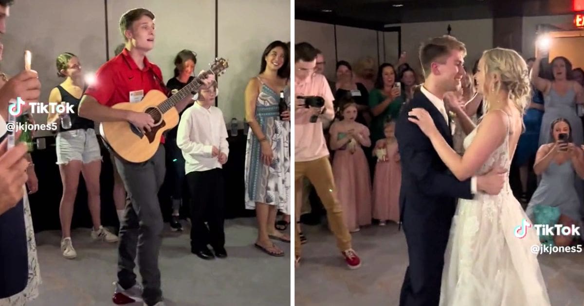 wedding dance during tornado
