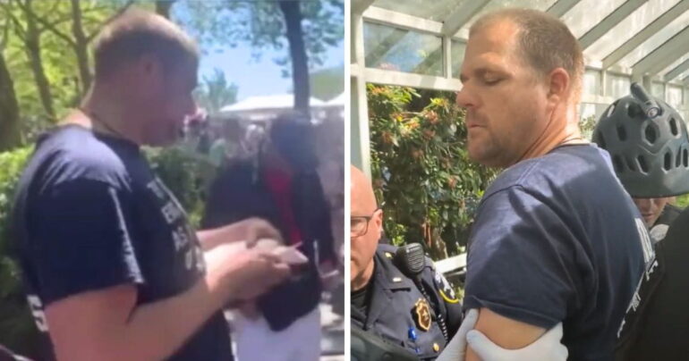 preacher arrested for reading bible matthew meinecke