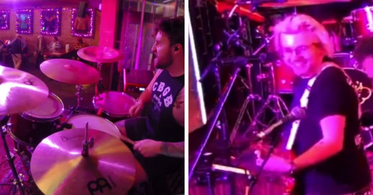 immigrant song drummer prank