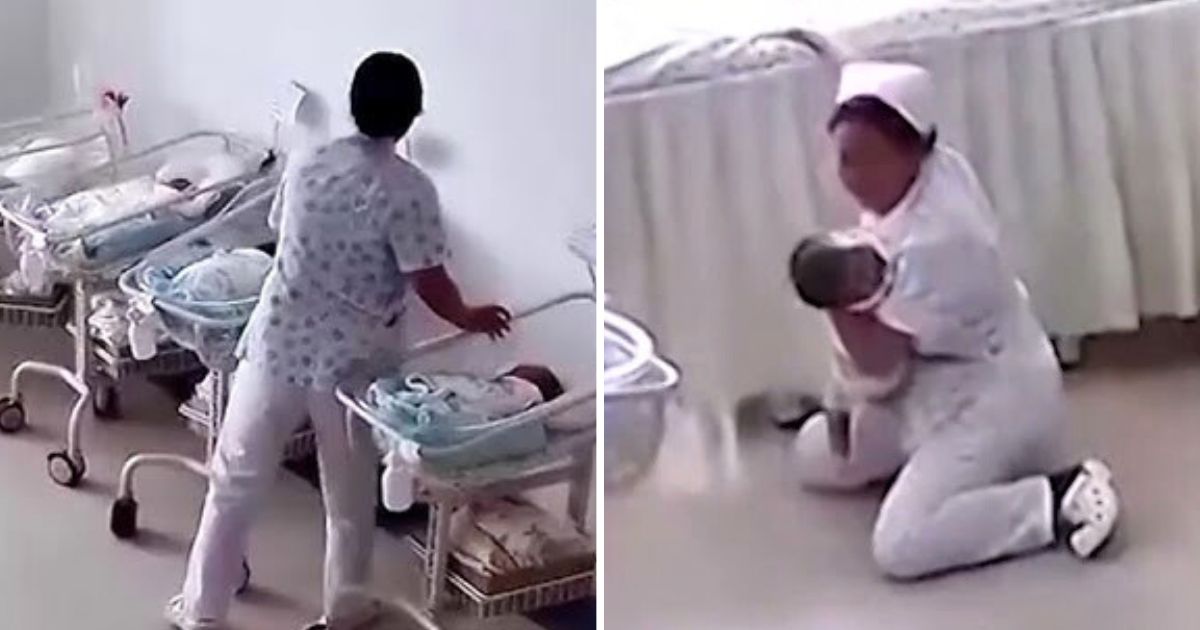 nurses protect newborns during earthquake