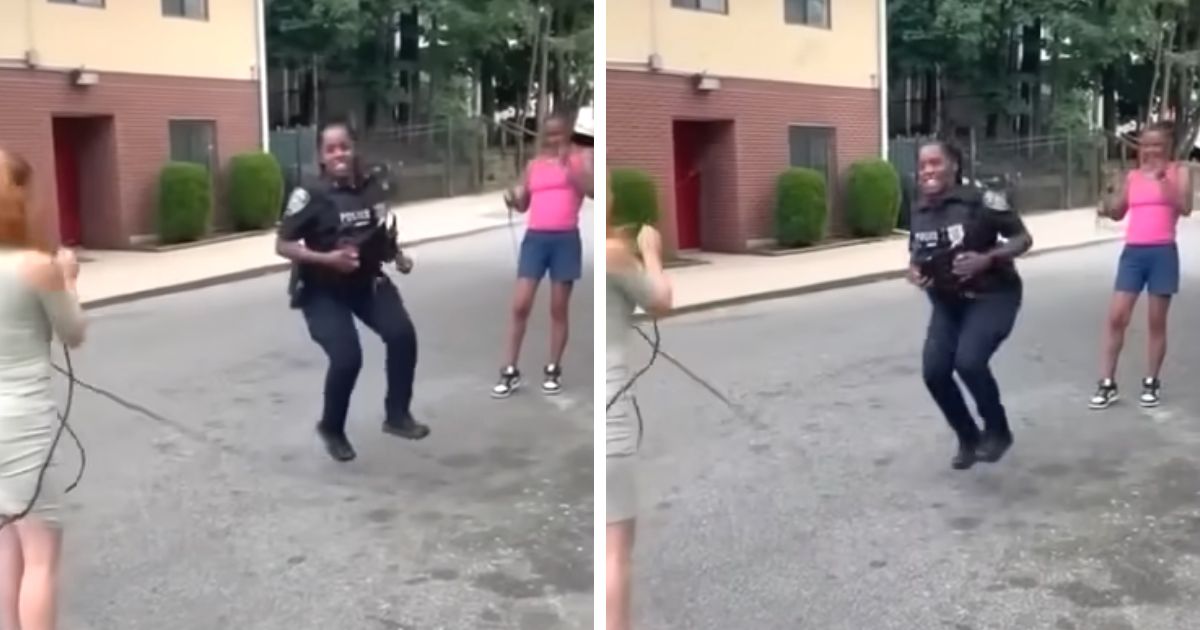 jump roping police officer sharrika brent