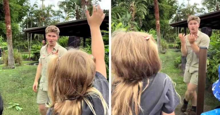 robert irwin about being brave
