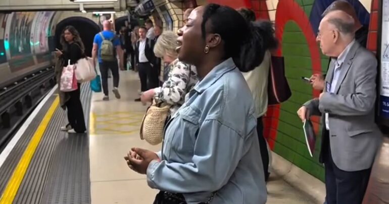 worshipping at train station gabriella kryemateng