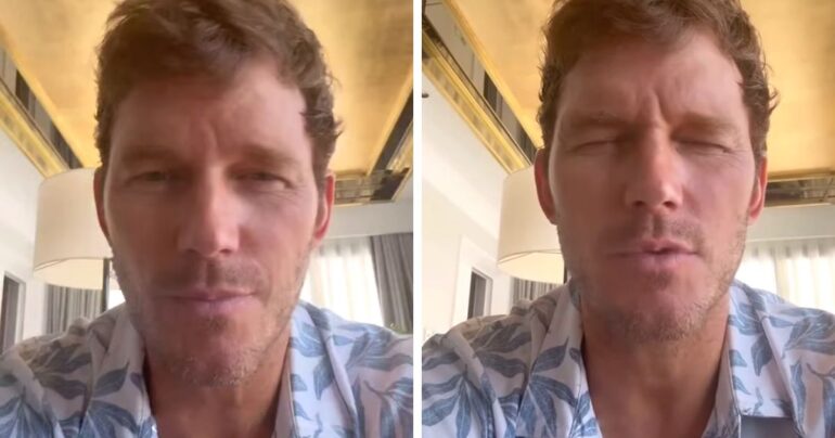 chris pratt praying on instagram