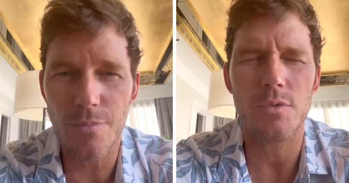 chris pratt praying on instagram