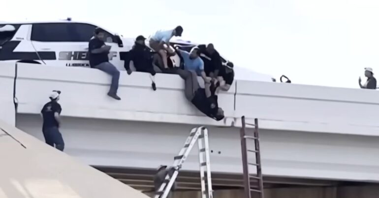 good samaritans save officer