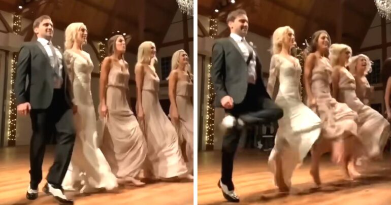 irish dance wedding party