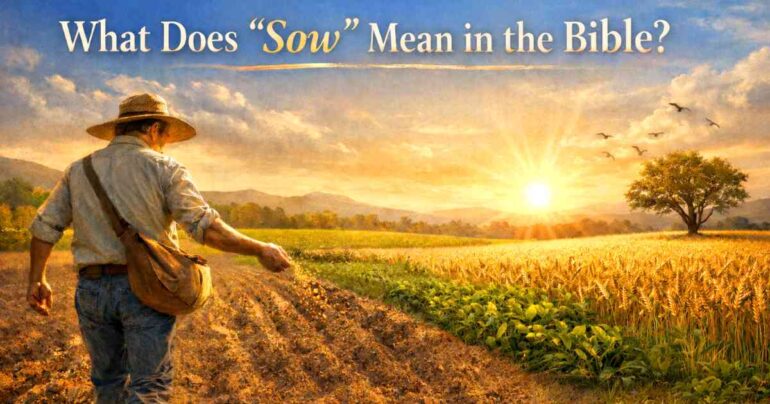 sow meaning in the bible