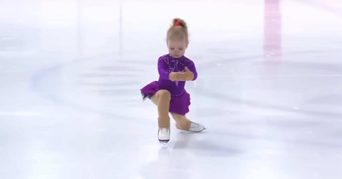 2 year old figure skater miroslava