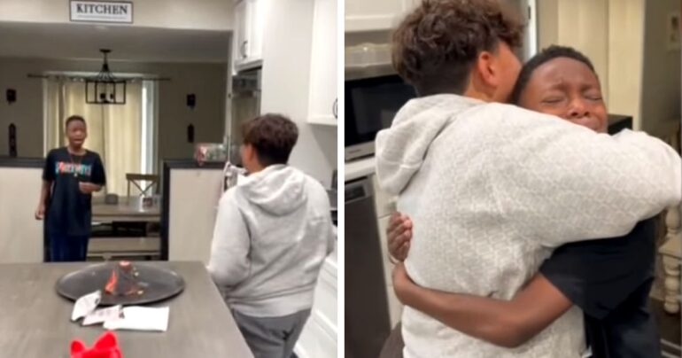 best friends reunited after months