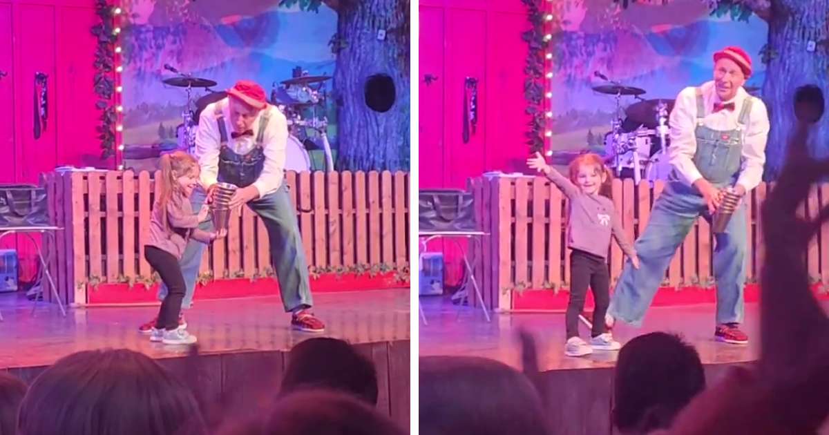 little girl steals comedy show viral