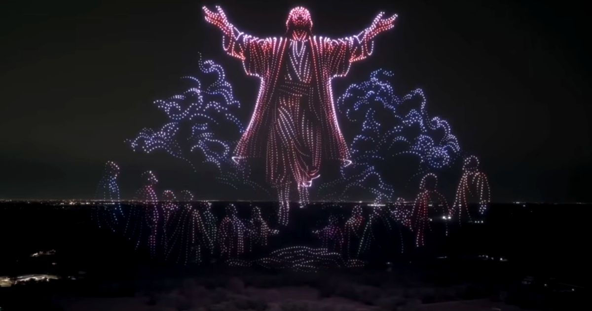 Easter story drone show