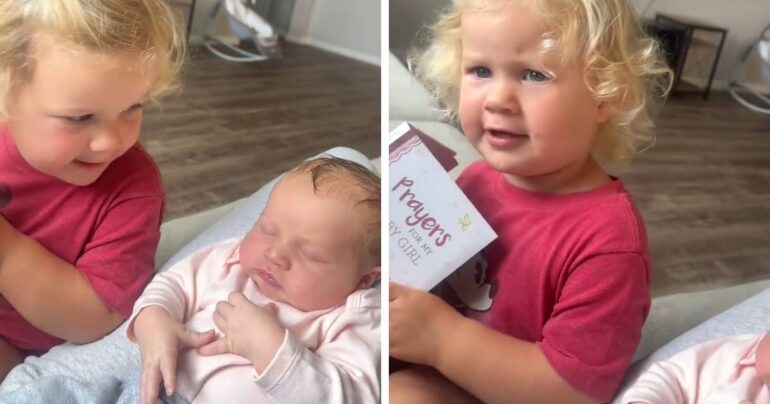 toddler-asks-newborn-to-be-friends