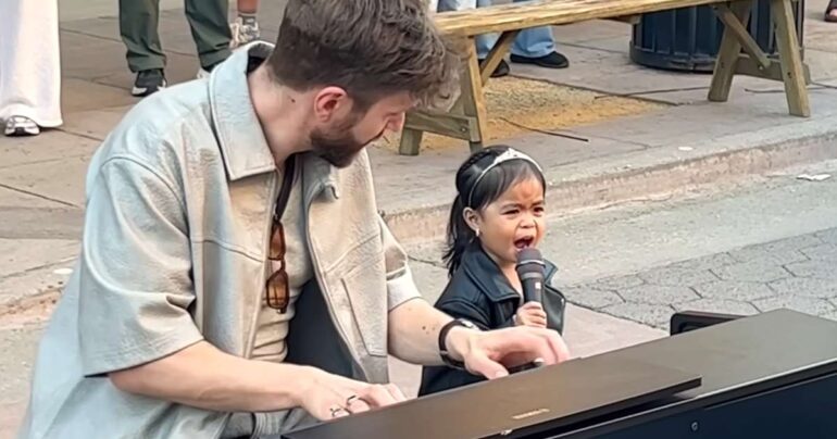 2 year old singing let it go