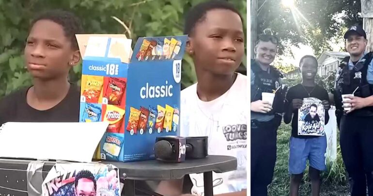 911 call on boys lemonade stand