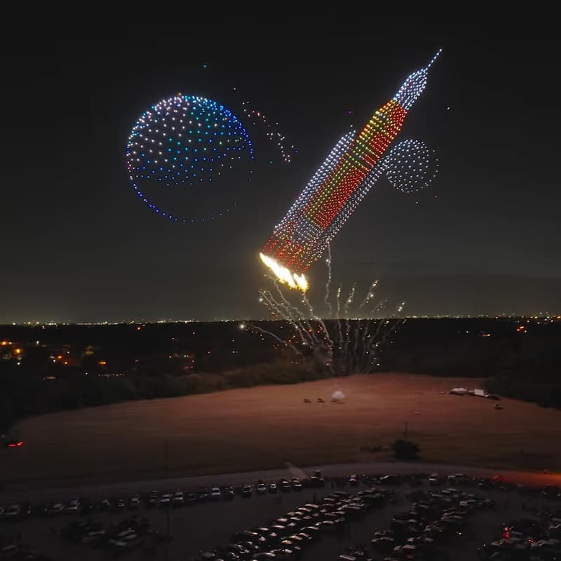 Sky Elements fourth of July Drone show