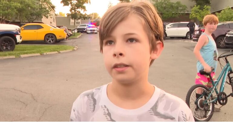 kentucky boy saves drowning man pool