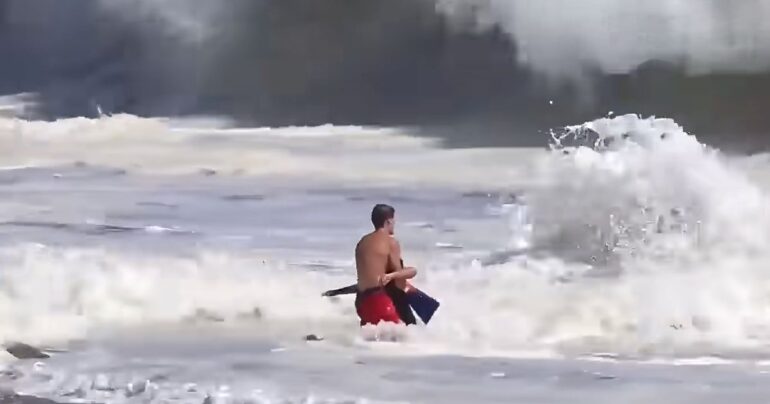 teen lifeguard rescues boy santa cruz