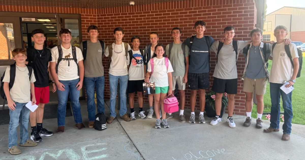 friends support grieving sister first day school tradition