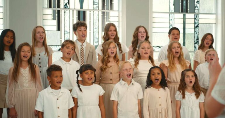 tonioli studio childrens choir i need thee every hour cover