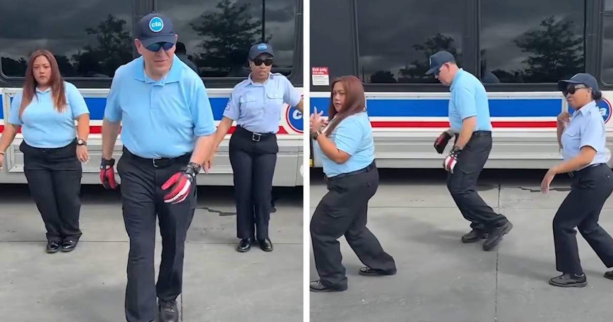cta workers dancing to bts